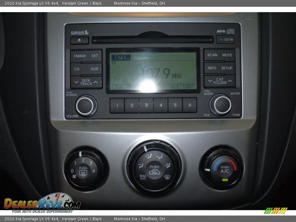 2010 Kia Sportage LX V6 4x4 Verdant Green / Black Photo #36