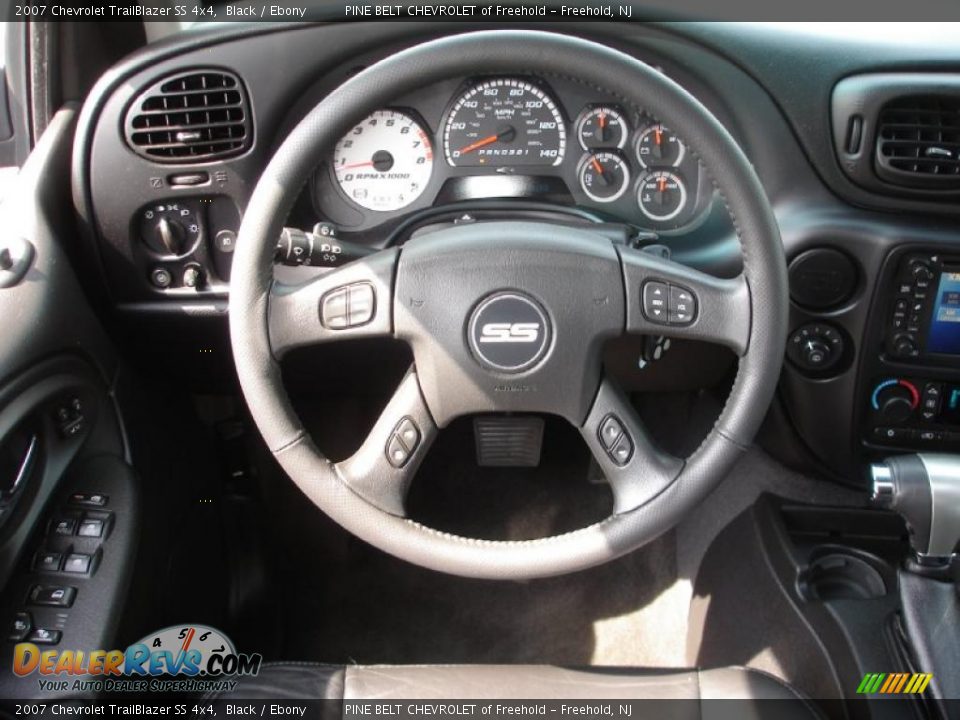 2007 Chevrolet TrailBlazer SS 4x4 Black / Ebony Photo #13