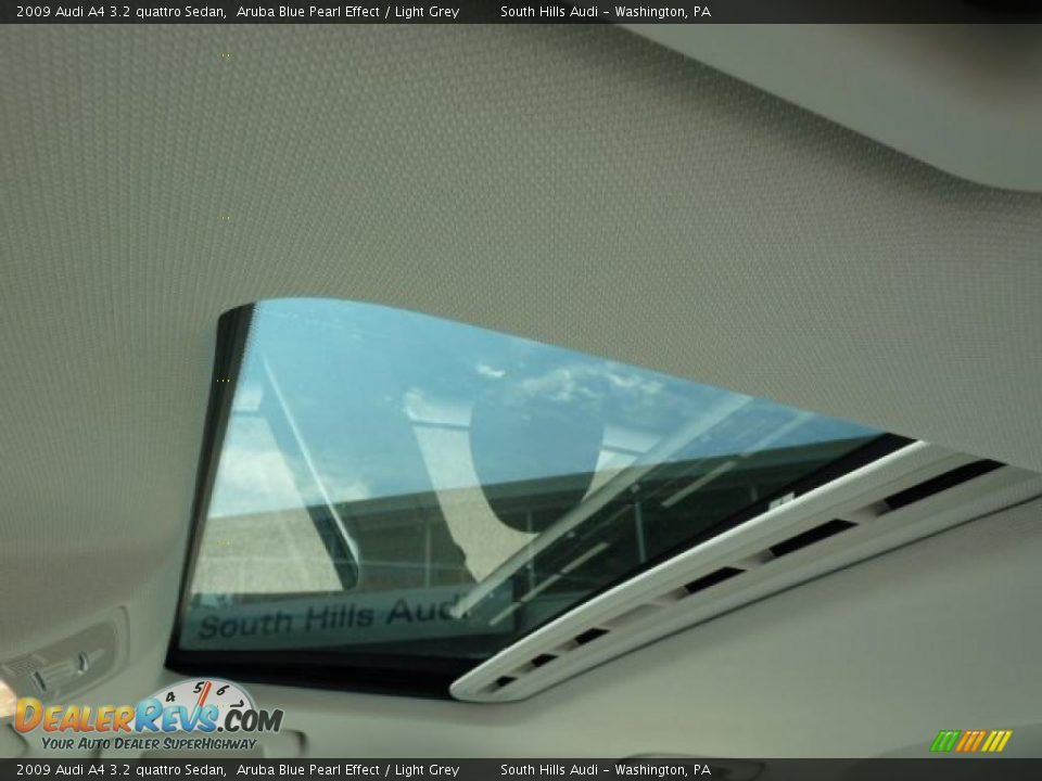 2009 Audi A4 3.2 quattro Sedan Aruba Blue Pearl Effect / Light Grey Photo #13