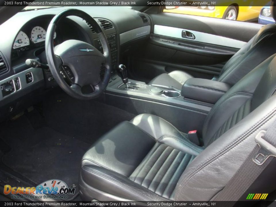 2003 Ford Thunderbird Premium Roadster Mountain Shadow Grey / Black Ink Photo #11