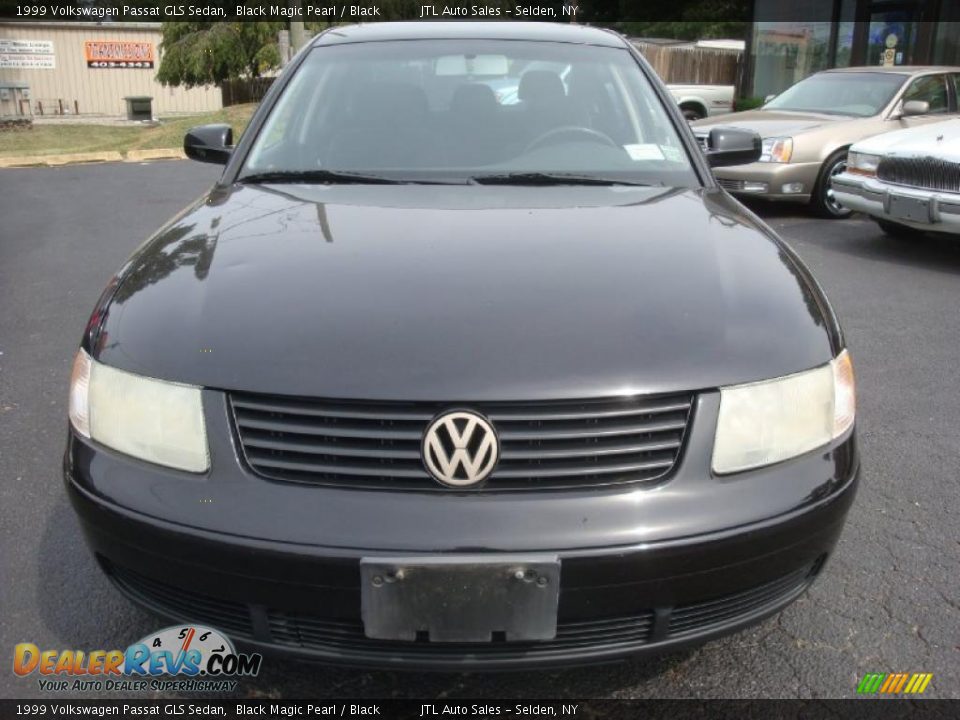 1999 Volkswagen Passat GLS Sedan Black Magic Pearl / Black Photo #2