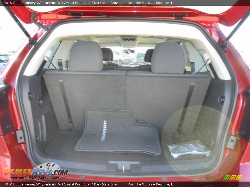 2010 Dodge Journey SXT Inferno Red Crystal Pearl Coat / Dark Slate Gray Photo #4