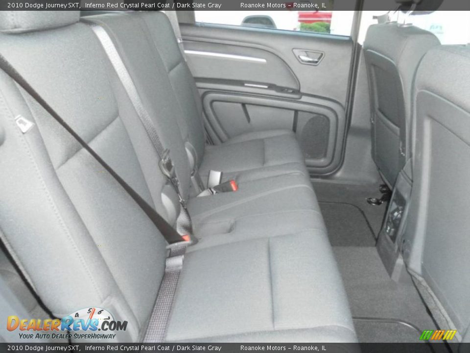 2010 Dodge Journey SXT Inferno Red Crystal Pearl Coat / Dark Slate Gray Photo #10