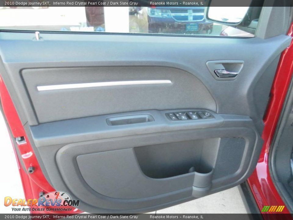 2010 Dodge Journey SXT Inferno Red Crystal Pearl Coat / Dark Slate Gray Photo #17