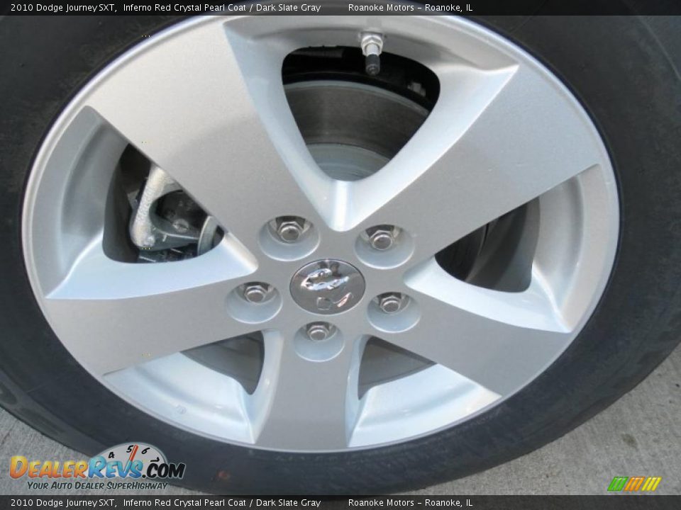 2010 Dodge Journey SXT Inferno Red Crystal Pearl Coat / Dark Slate Gray Photo #18