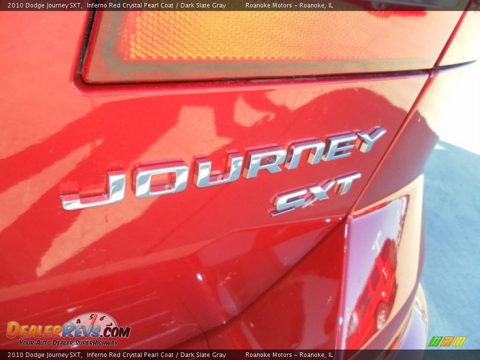 2010 Dodge Journey SXT Inferno Red Crystal Pearl Coat / Dark Slate Gray Photo #19