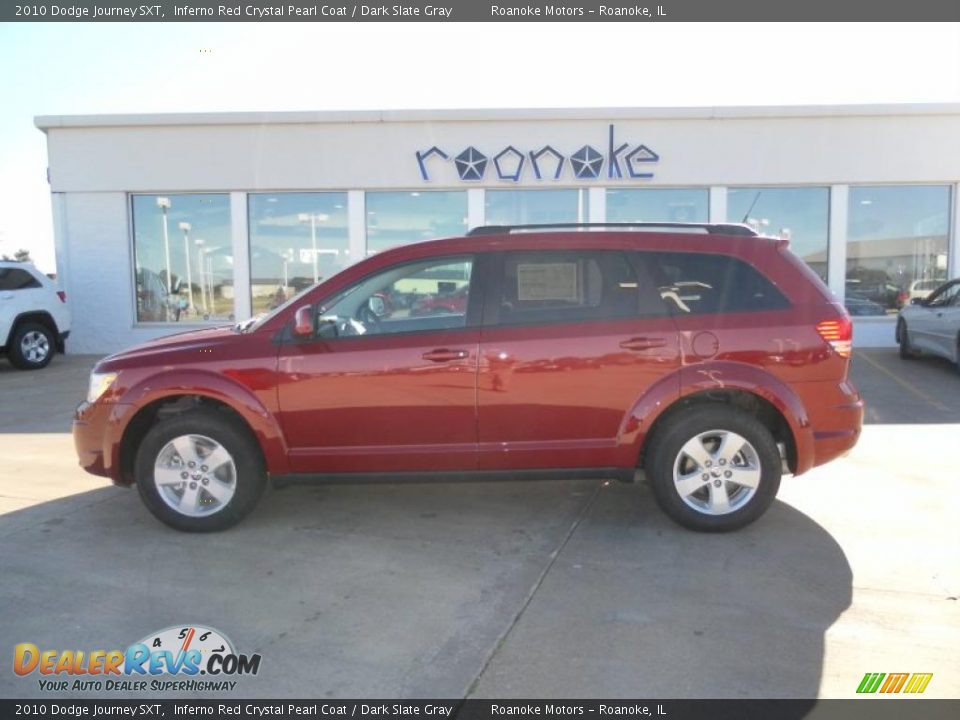 2010 Dodge Journey SXT Inferno Red Crystal Pearl Coat / Dark Slate Gray Photo #23