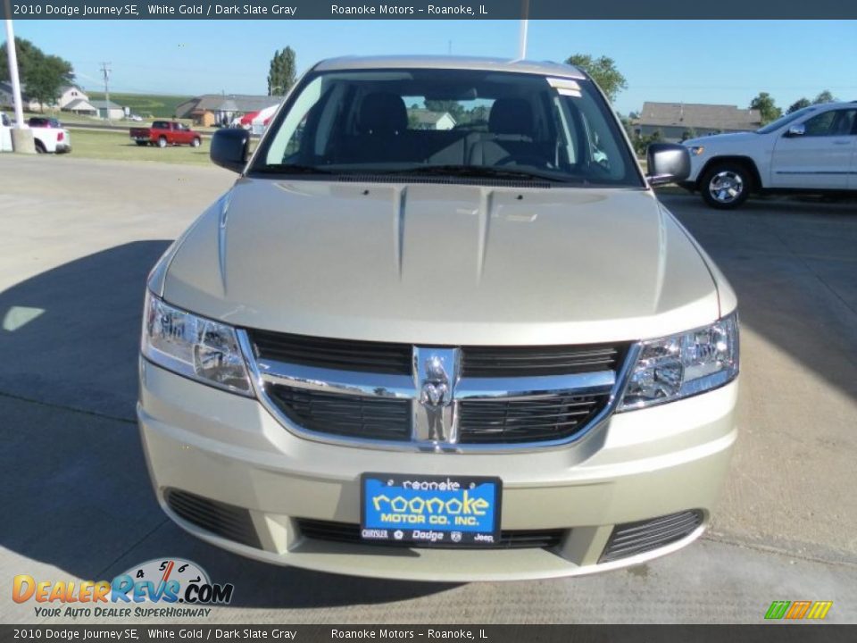 2010 Dodge Journey SE White Gold / Dark Slate Gray Photo #2