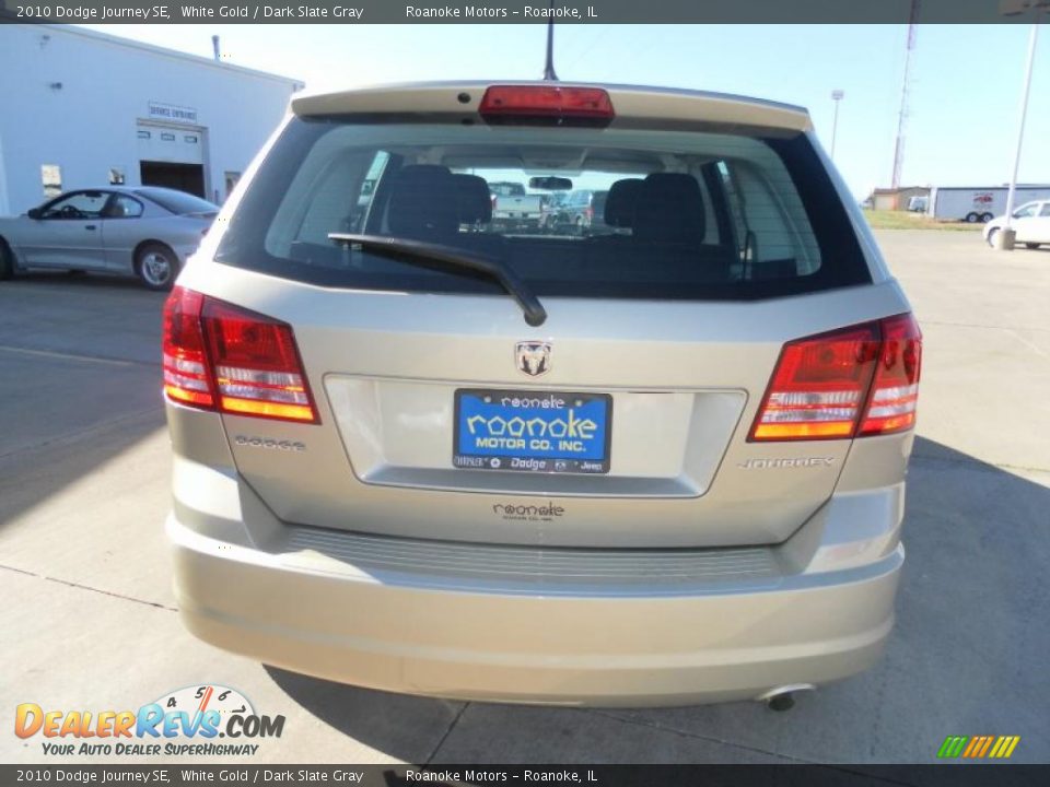 2010 Dodge Journey SE White Gold / Dark Slate Gray Photo #3