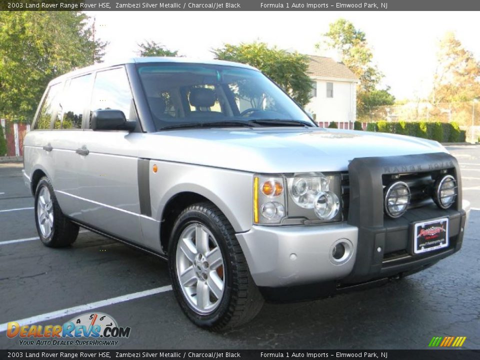 2003 Land Rover Range Rover HSE Zambezi Silver Metallic / Charcoal/Jet Black Photo #1