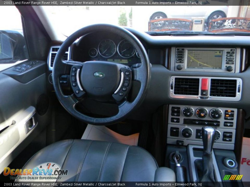 2003 Land Rover Range Rover HSE Zambezi Silver Metallic / Charcoal/Jet Black Photo #6