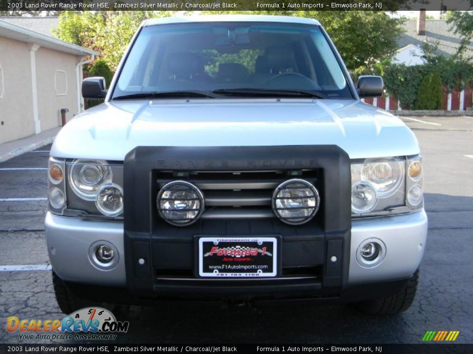 2003 Land Rover Range Rover HSE Zambezi Silver Metallic / Charcoal/Jet Black Photo #9