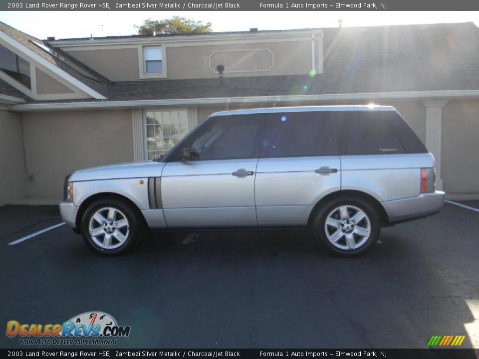 2003 Land Rover Range Rover HSE Zambezi Silver Metallic / Charcoal/Jet Black Photo #11