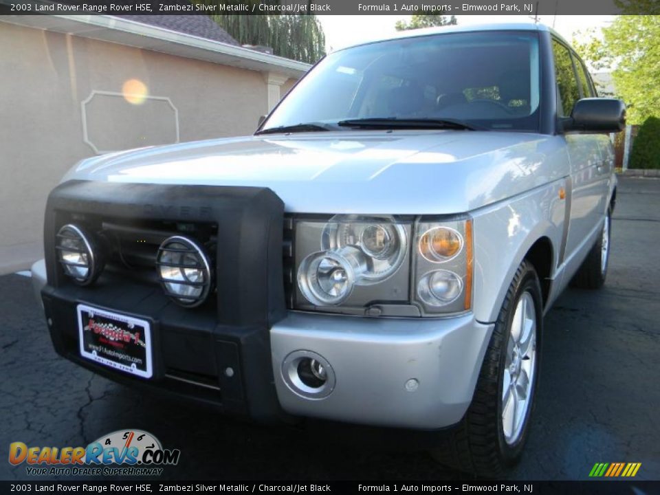 2003 Land Rover Range Rover HSE Zambezi Silver Metallic / Charcoal/Jet Black Photo #14