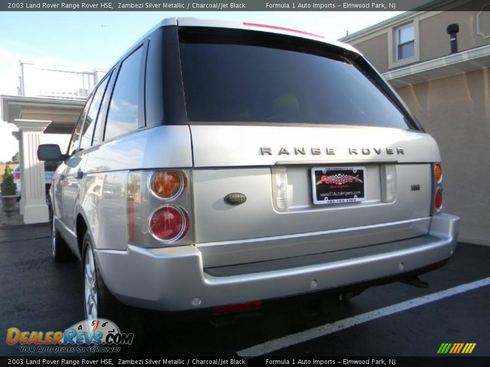 2003 Land Rover Range Rover HSE Zambezi Silver Metallic / Charcoal/Jet Black Photo #15