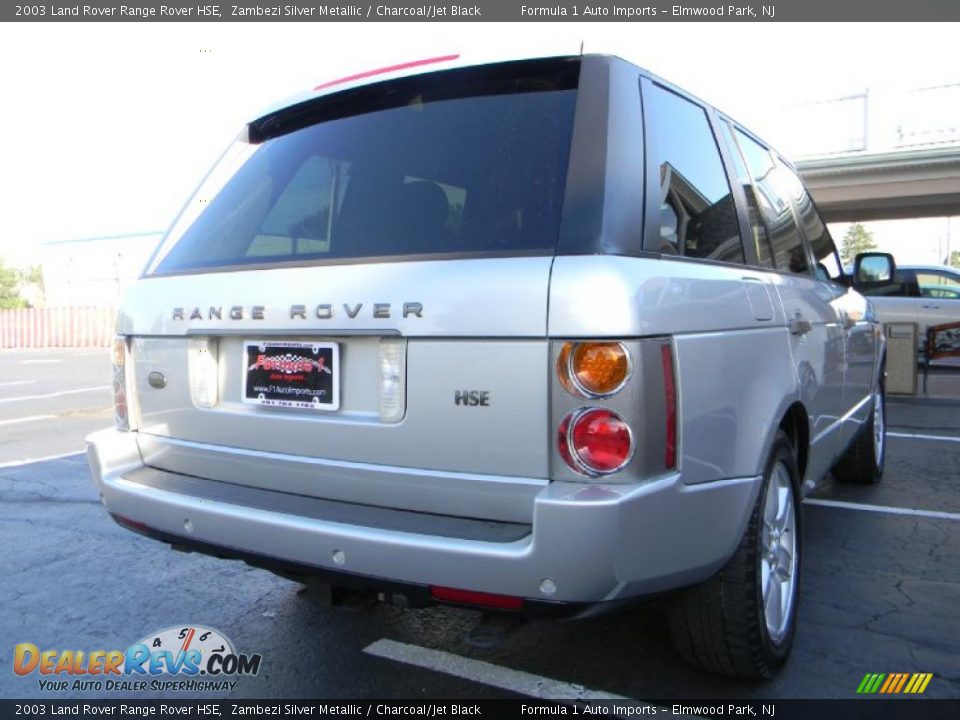 2003 Land Rover Range Rover HSE Zambezi Silver Metallic / Charcoal/Jet Black Photo #16