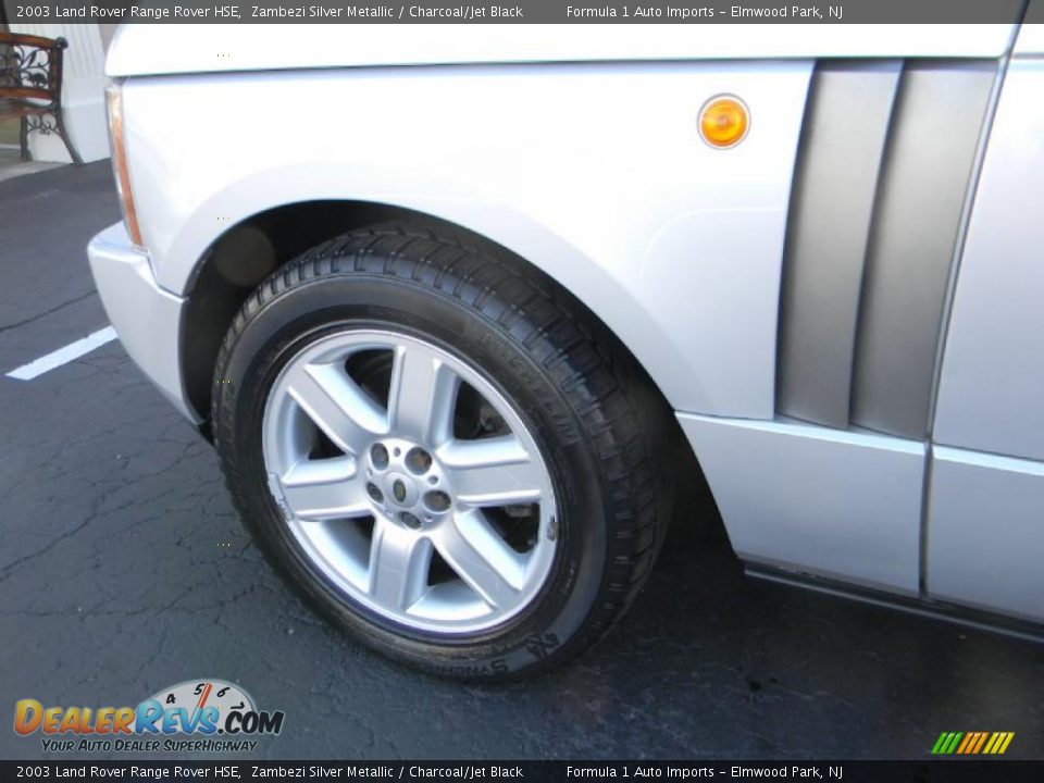 2003 Land Rover Range Rover HSE Zambezi Silver Metallic / Charcoal/Jet Black Photo #18