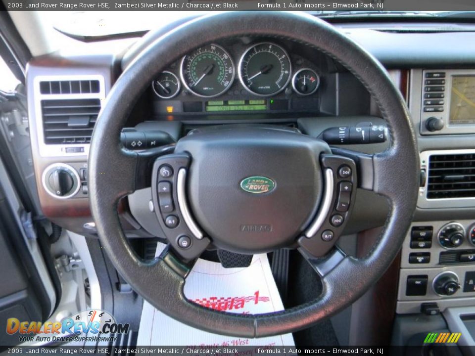 2003 Land Rover Range Rover HSE Zambezi Silver Metallic / Charcoal/Jet Black Photo #21