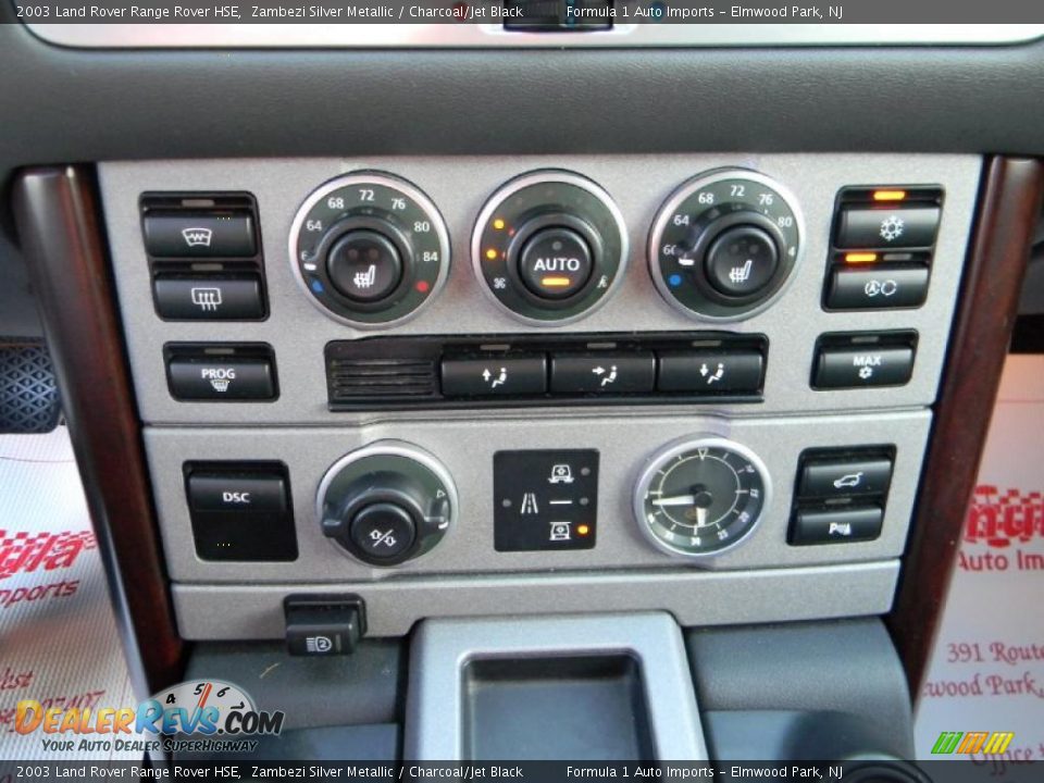 2003 Land Rover Range Rover HSE Zambezi Silver Metallic / Charcoal/Jet Black Photo #23