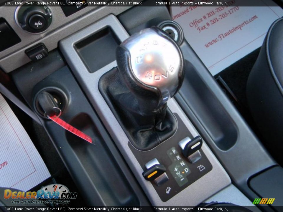 2003 Land Rover Range Rover HSE Zambezi Silver Metallic / Charcoal/Jet Black Photo #24