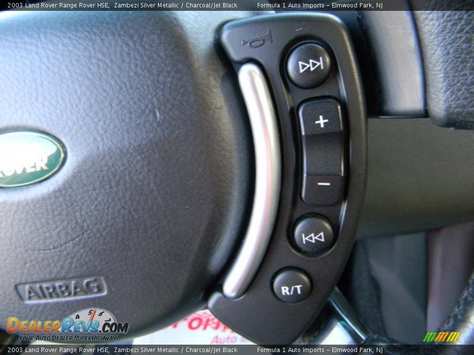 2003 Land Rover Range Rover HSE Zambezi Silver Metallic / Charcoal/Jet Black Photo #26
