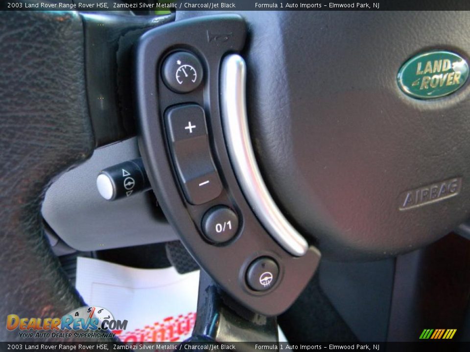 2003 Land Rover Range Rover HSE Zambezi Silver Metallic / Charcoal/Jet Black Photo #27