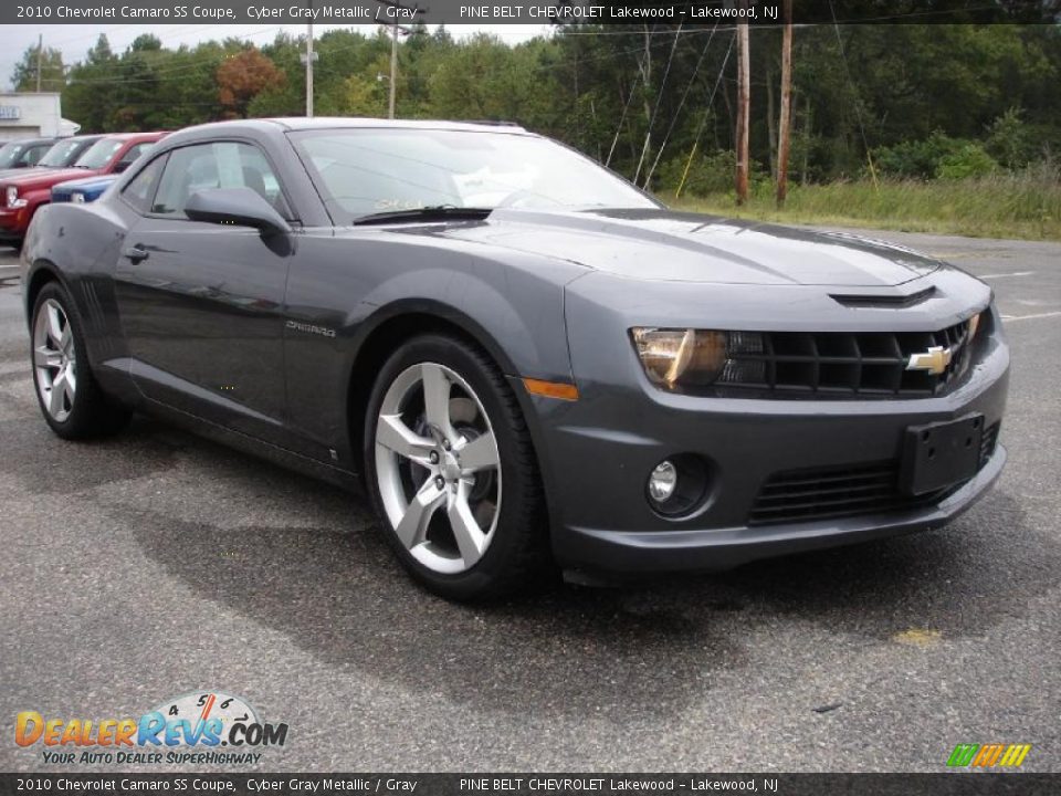 2010 Chevrolet Camaro SS Coupe Cyber Gray Metallic / Gray Photo #3