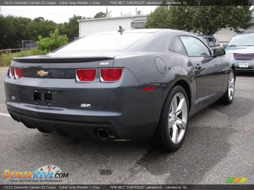 2010 Chevrolet Camaro SS Coupe Cyber Gray Metallic / Gray Photo #4