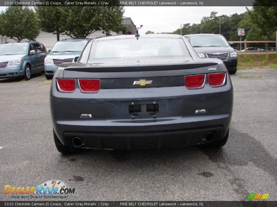 2010 Chevrolet Camaro SS Coupe Cyber Gray Metallic / Gray Photo #5