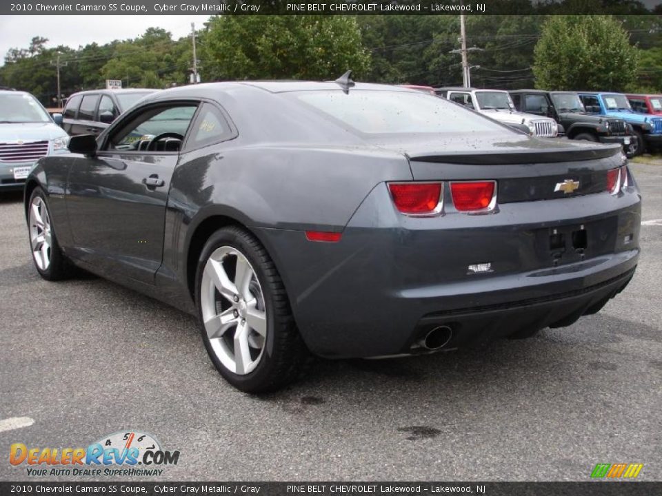 2010 Chevrolet Camaro SS Coupe Cyber Gray Metallic / Gray Photo #6