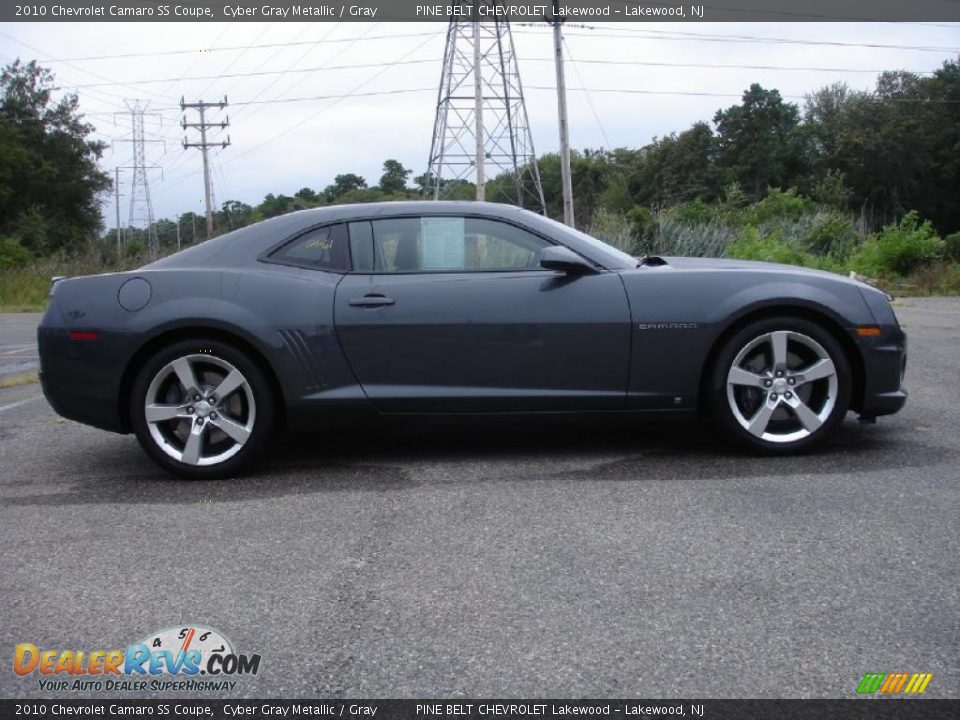 2010 Chevrolet Camaro SS Coupe Cyber Gray Metallic / Gray Photo #7