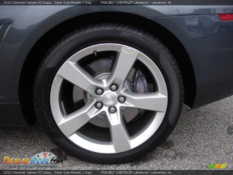 2010 Chevrolet Camaro SS Coupe Cyber Gray Metallic / Gray Photo #8