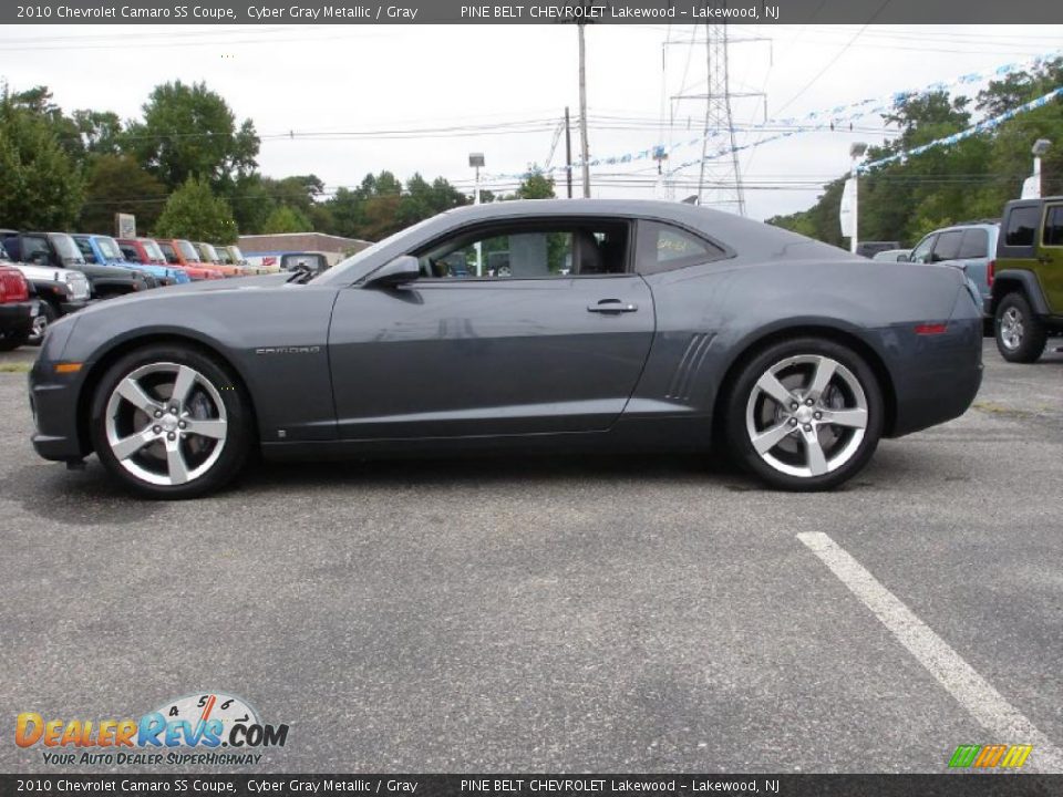 2010 Chevrolet Camaro SS Coupe Cyber Gray Metallic / Gray Photo #9