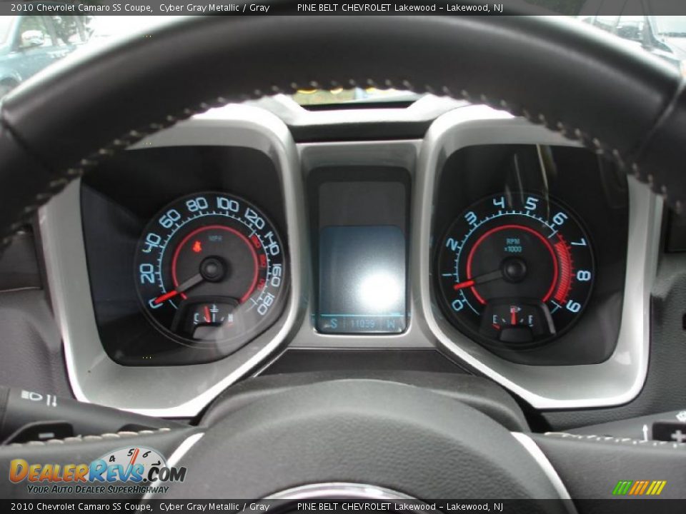 2010 Chevrolet Camaro SS Coupe Cyber Gray Metallic / Gray Photo #13