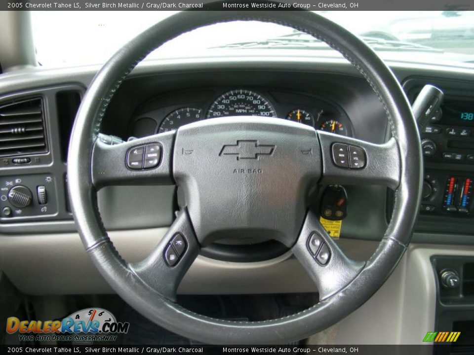 2005 Chevrolet Tahoe LS Silver Birch Metallic / Gray/Dark Charcoal Photo #17