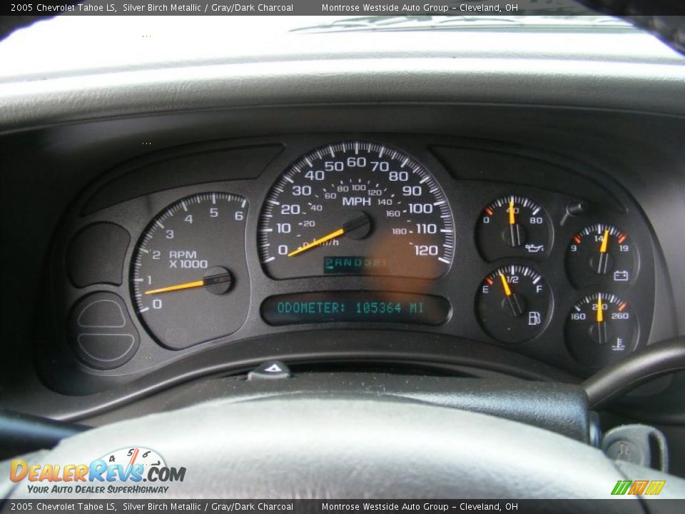 2005 Chevrolet Tahoe LS Silver Birch Metallic / Gray/Dark Charcoal Photo #18