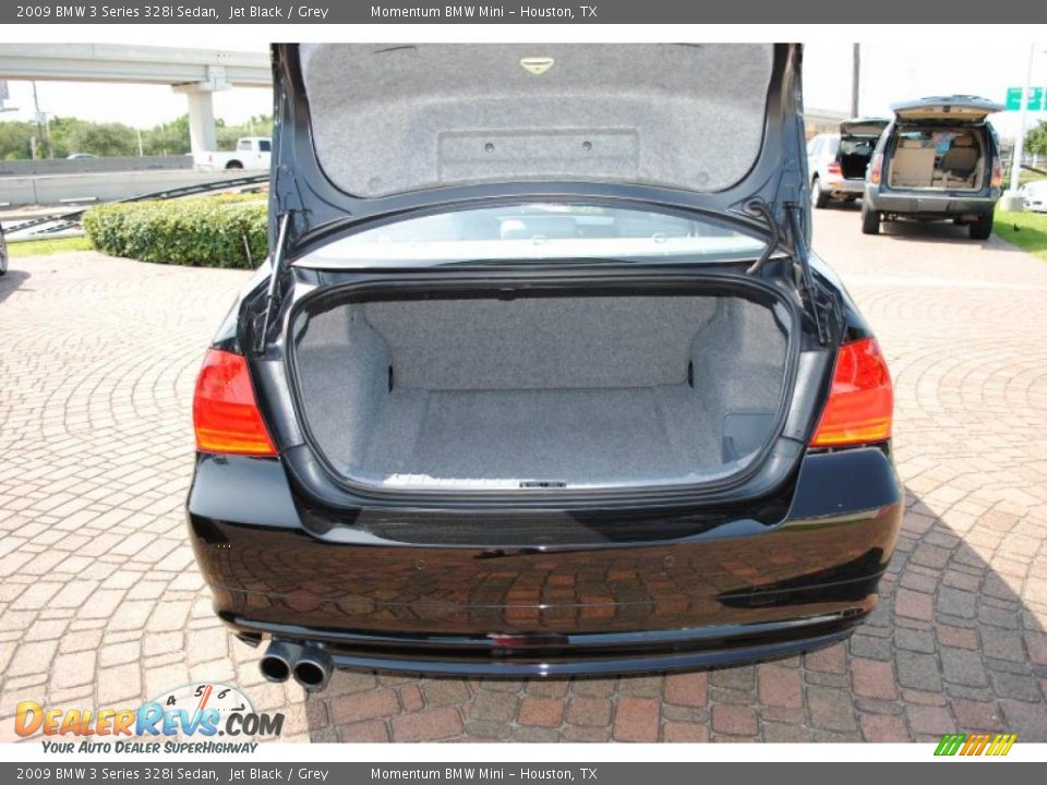 2009 BMW 3 Series 328i Sedan Jet Black / Grey Photo #11