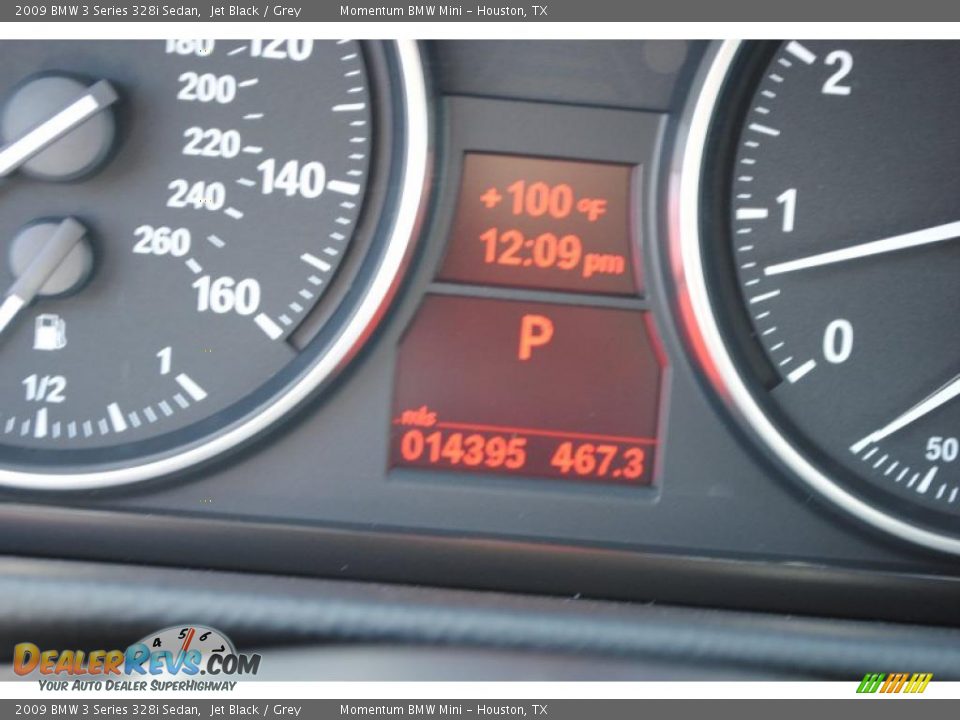 2009 BMW 3 Series 328i Sedan Jet Black / Grey Photo #17