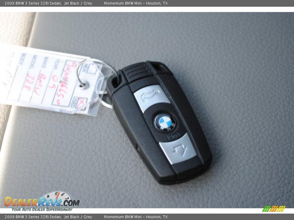 2009 BMW 3 Series 328i Sedan Jet Black / Grey Photo #20