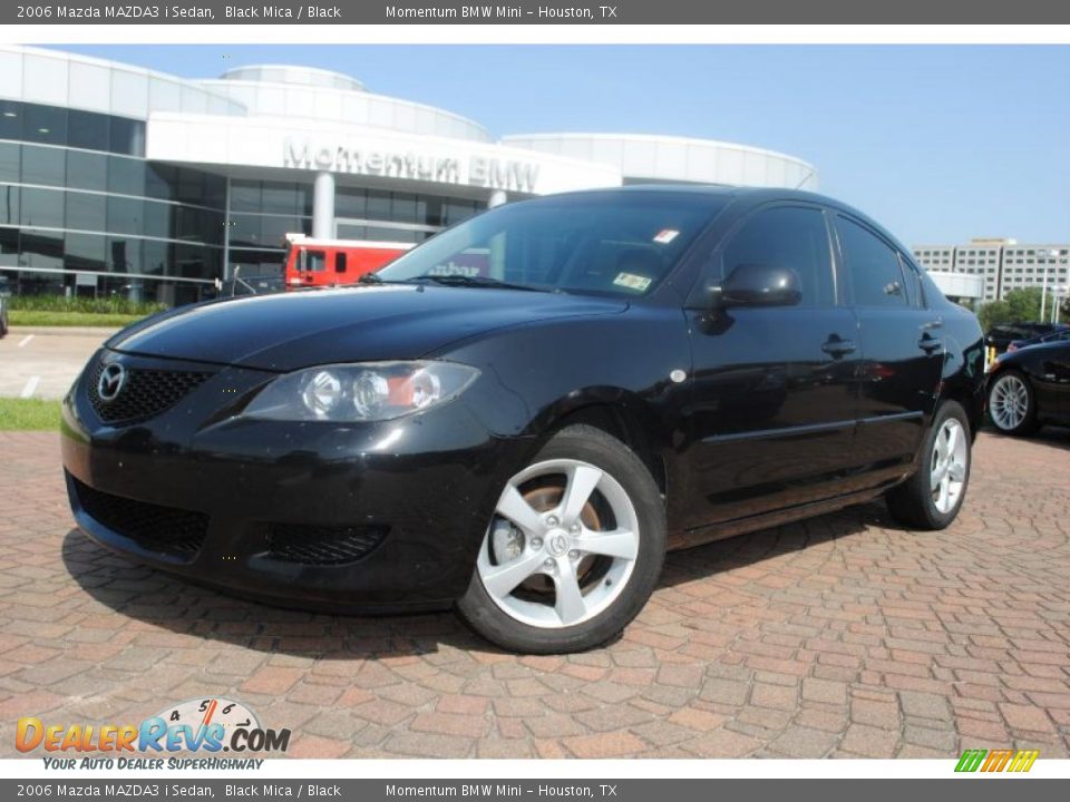 2006 Mazda MAZDA3 i Sedan Black Mica / Black Photo #1