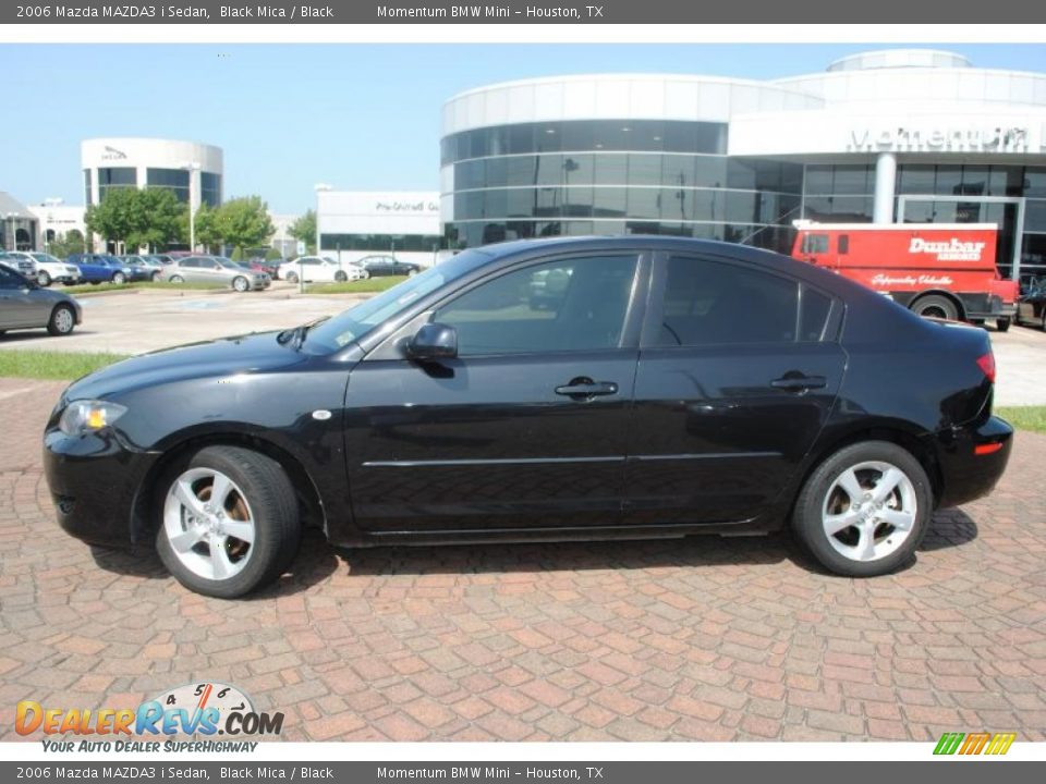 2006 Mazda MAZDA3 i Sedan Black Mica / Black Photo #2