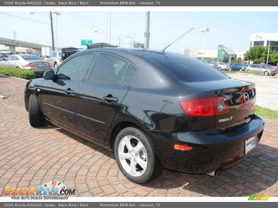 2006 Mazda MAZDA3 i Sedan Black Mica / Black Photo #3