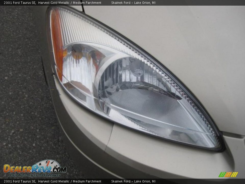 2001 Ford Taurus SE Harvest Gold Metallic / Medium Parchment Photo #10