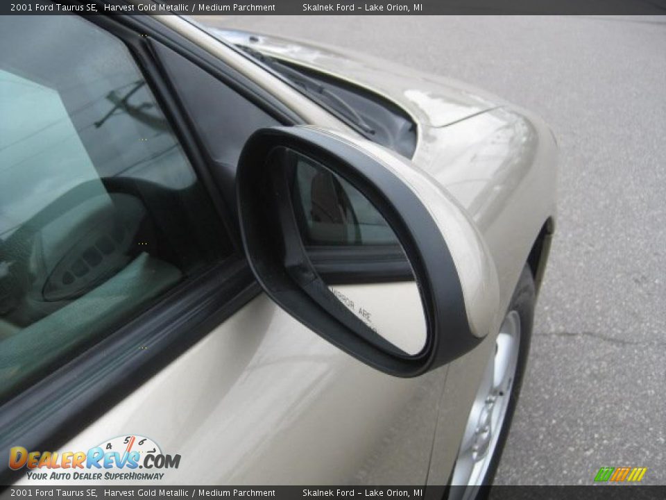 2001 Ford Taurus SE Harvest Gold Metallic / Medium Parchment Photo #12
