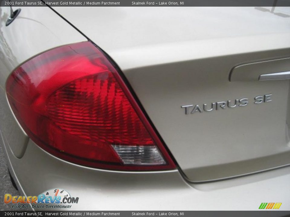 2001 Ford Taurus SE Harvest Gold Metallic / Medium Parchment Photo #13