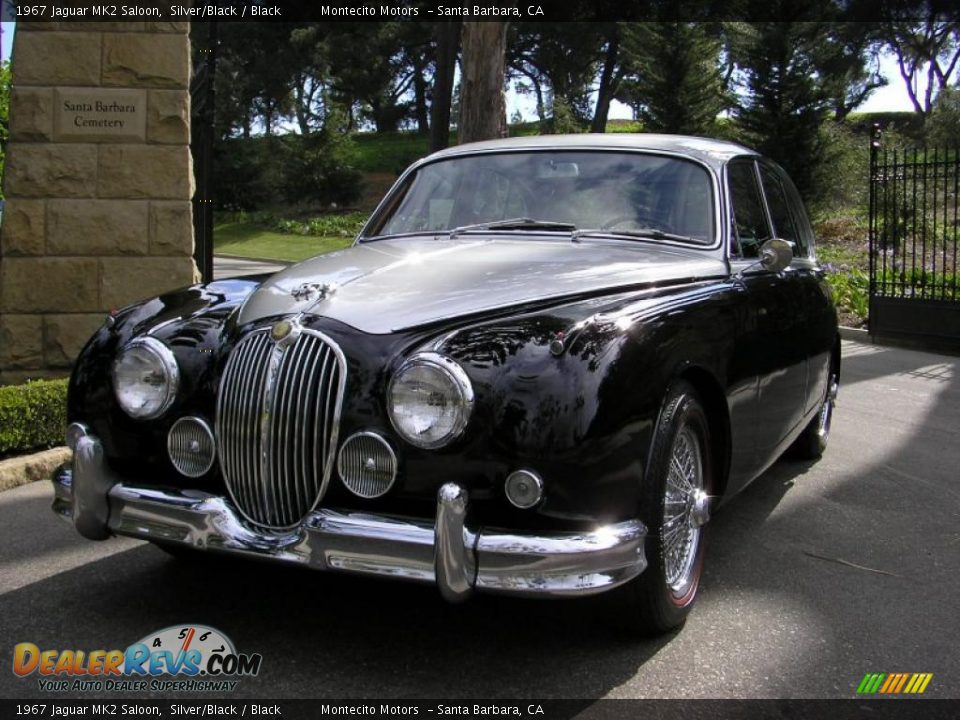 1967 Jaguar MK2 Saloon Silver/Black / Black Photo #13