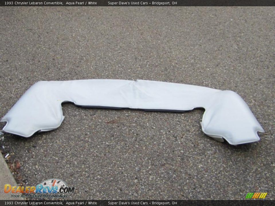 1993 Chrysler Lebaron Convertible Aqua Pearl / White Photo #14