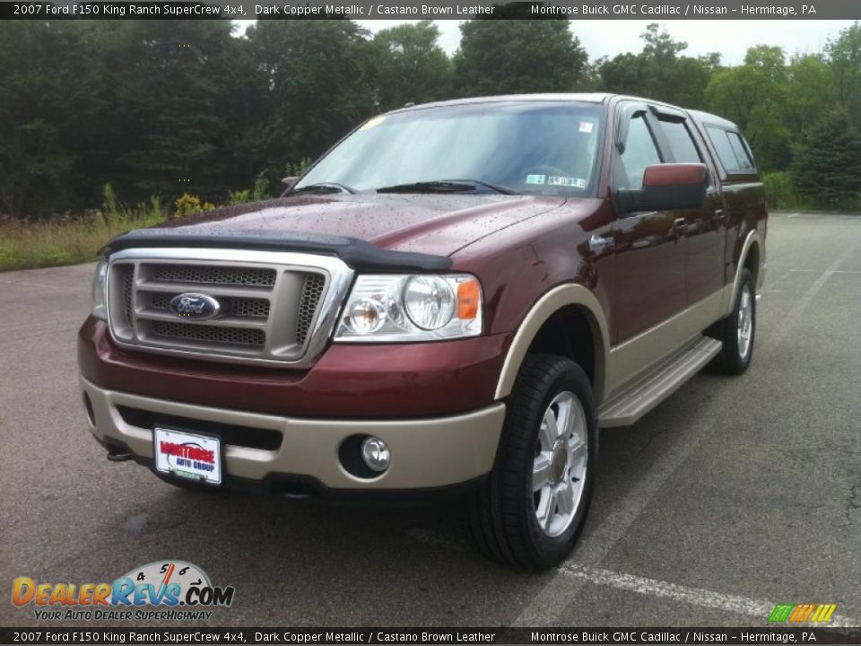 2007 Ford F150 King Ranch SuperCrew 4x4 Dark Copper Metallic / Castano Brown Leather Photo #1