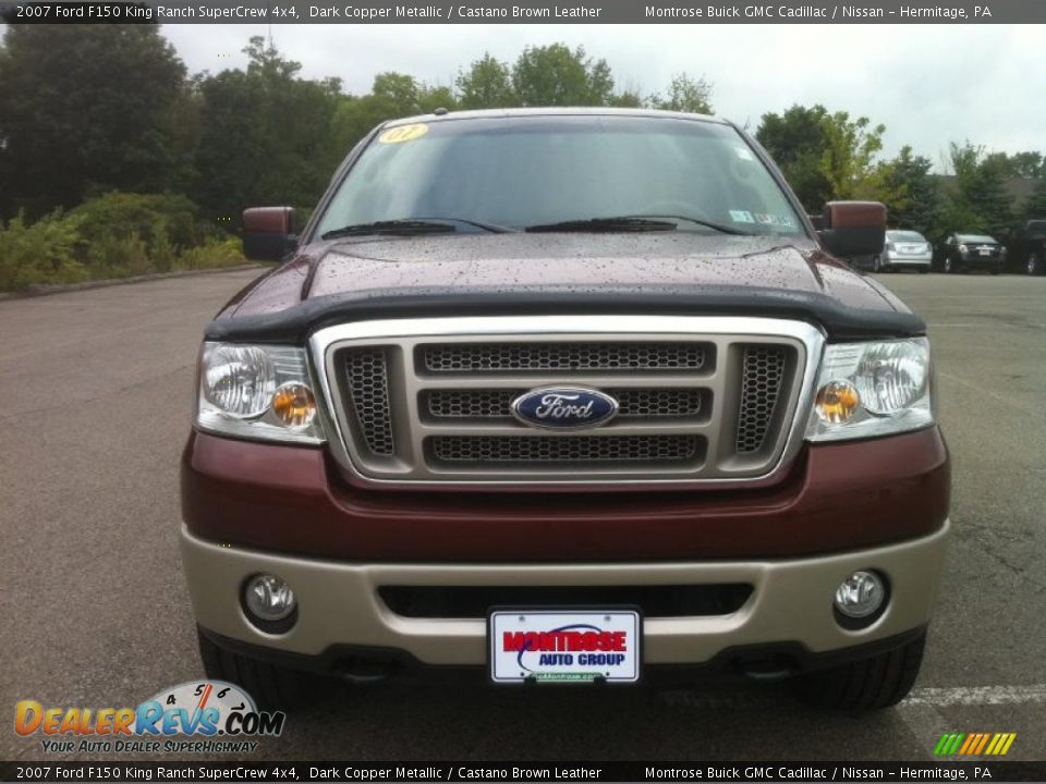 2007 Ford F150 King Ranch SuperCrew 4x4 Dark Copper Metallic / Castano Brown Leather Photo #2