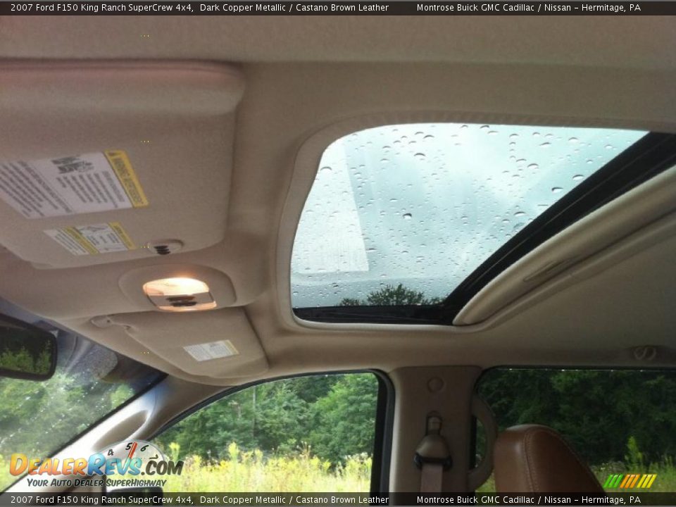 2007 Ford F150 King Ranch SuperCrew 4x4 Dark Copper Metallic / Castano Brown Leather Photo #12
